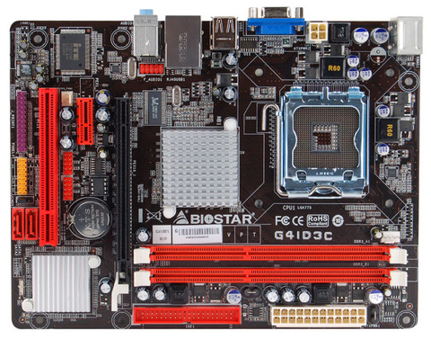 Biostar G41D3C Intel 775 Mainboard 